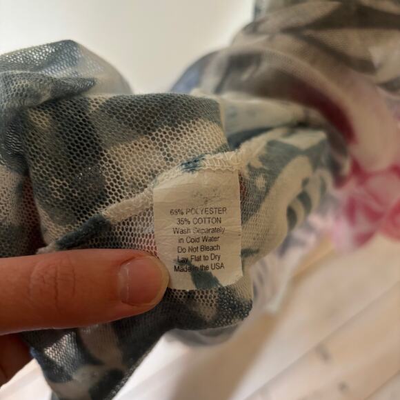 Art of Cloth NWOT Women's Gray Pink Blue Hombre Oversized Tank Size M - Picture 3 of 5